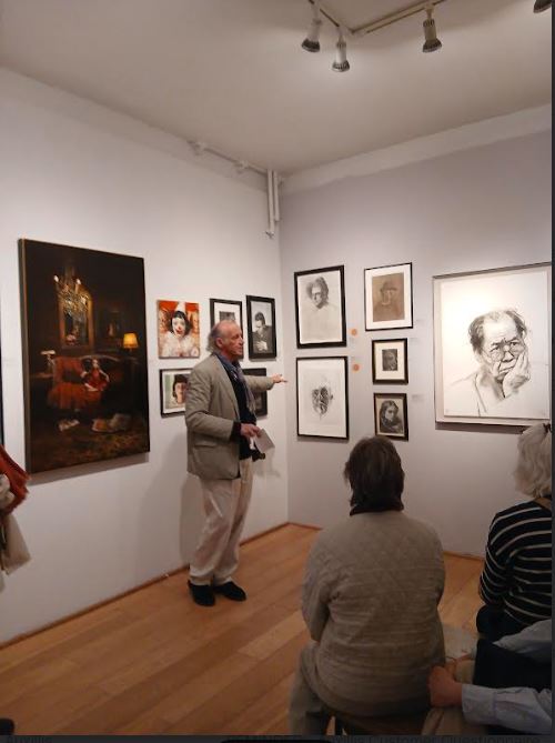 Anthony Connelly, President of the Royal Society of Portrait Painters