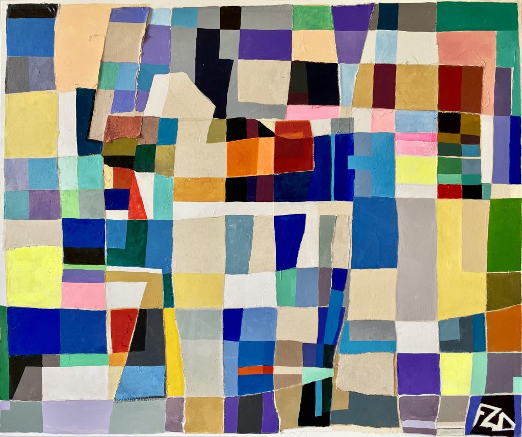 FUNDAMENTALS. Mixed Media on Canvas. 120 x 100 x 4 cm.2024.